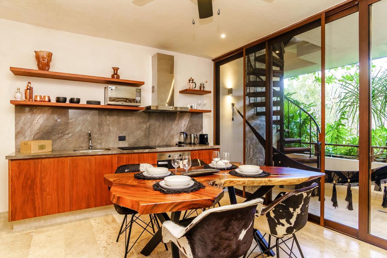 Jungle Luxury In Private Residential Area & Stunning Rooftop By Stella Rentals Тулум Екстер'єр фото
