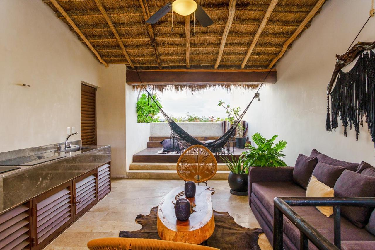 Jungle Luxury In Private Residential Area & Stunning Rooftop By Stella Rentals Тулум Екстер'єр фото