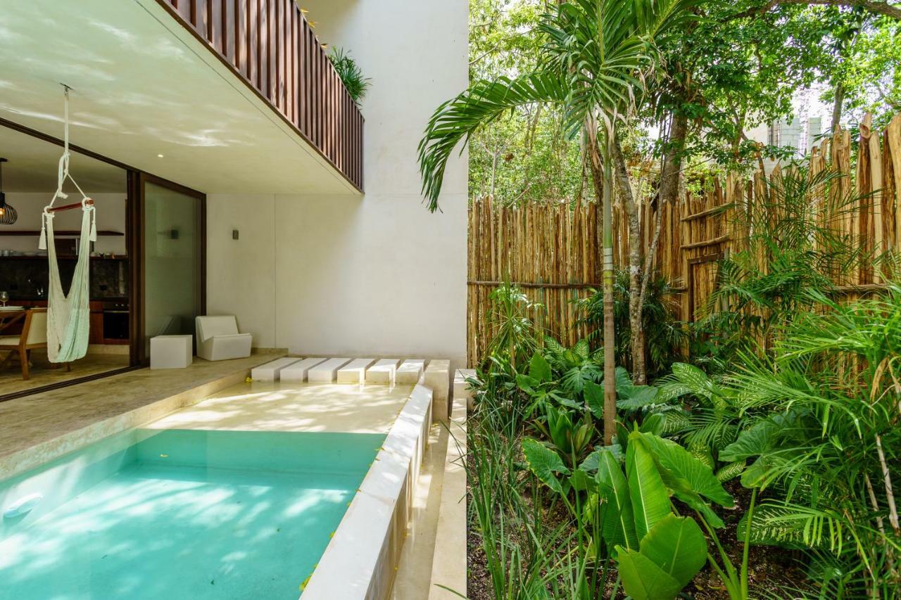 Jungle Luxury In Private Residential Area & Stunning Rooftop By Stella Rentals Тулум Екстер'єр фото