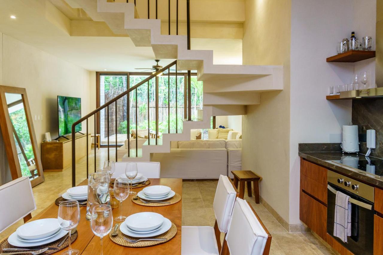 Jungle Luxury In Private Residential Area & Stunning Rooftop By Stella Rentals Тулум Екстер'єр фото